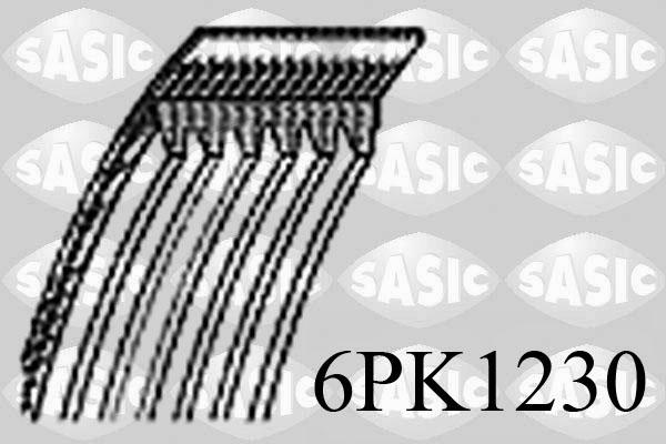 Sasic 6PK1230 - Пистов ремък vvparts.bg