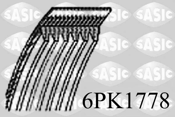 Sasic 6PK1778 - Пистов ремък vvparts.bg