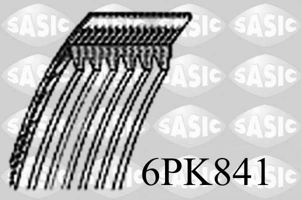 Sasic 6PK841 - Пистов ремък vvparts.bg