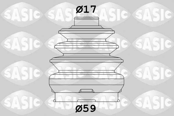 Sasic 1906089 - Маншон, полуоска vvparts.bg