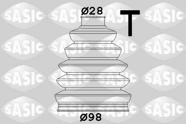 Sasic 1906028 - Маншон, полуоска vvparts.bg