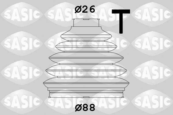 Sasic 1906119 - Маншон, полуоска vvparts.bg