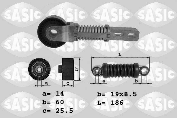 Sasic 1624039 - Ремъчен обтегач, пистов ремък vvparts.bg