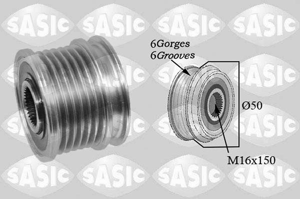 Sasic 1676018 - Ремъчна шайба, генератор vvparts.bg