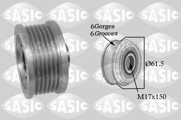 Sasic 1676012 - Ремъчна шайба, генератор vvparts.bg