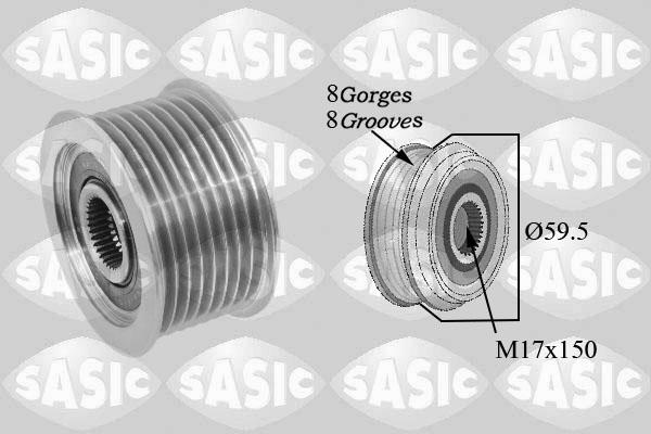 Sasic 1676033 - Ремъчна шайба, генератор vvparts.bg