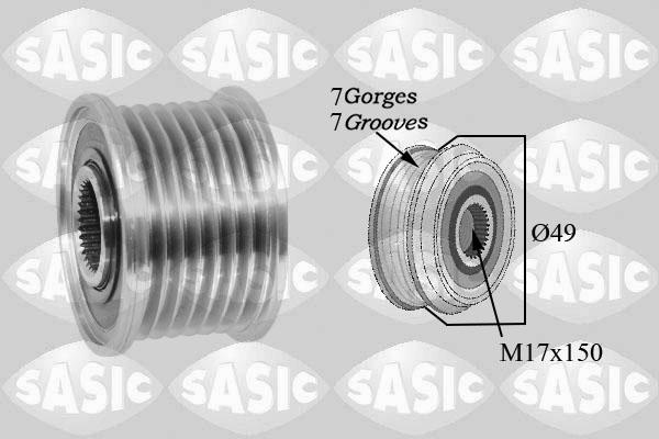 Sasic 1676028 - Ремъчна шайба, генератор vvparts.bg