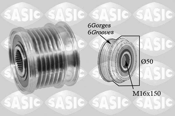 Sasic 1676023 - Ремъчна шайба, генератор vvparts.bg