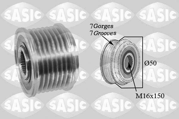 Sasic 1676022 - Ремъчна шайба, генератор vvparts.bg