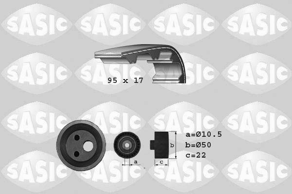 Sasic 1754005 - Комплект ангренажен ремък vvparts.bg