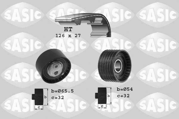 Sasic 1754001 - Комплект ангренажен ремък vvparts.bg