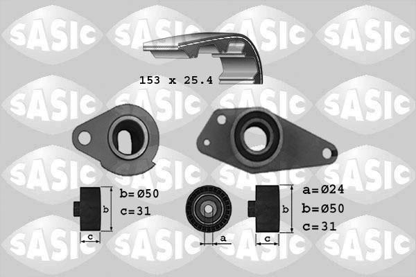 Sasic 1754019 - Комплект ангренажен ремък vvparts.bg