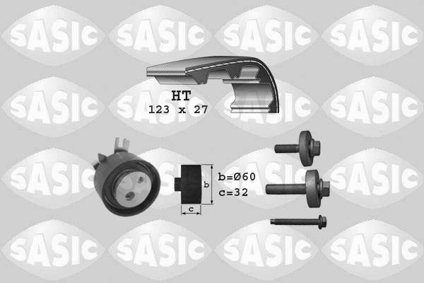 Sasic 1754010 - Комплект ангренажен ремък vvparts.bg