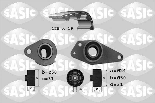 Sasic 1754017 - Комплект ангренажен ремък vvparts.bg