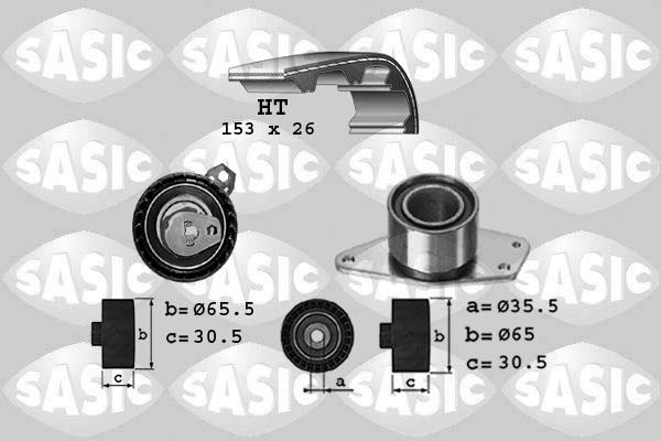 Sasic 1754021 - Комплект ангренажен ремък vvparts.bg