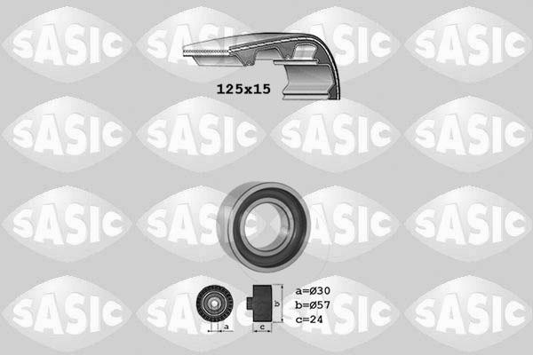 Sasic 1756018 - Комплект ангренажен ремък vvparts.bg