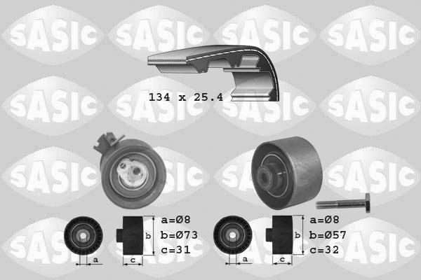 Sasic 1750007 - Комплект ангренажен ремък vvparts.bg