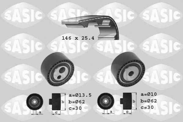 Sasic 1750015 - Комплект ангренажен ремък vvparts.bg