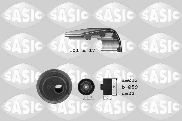 Sasic 1750016 - Комплект ангренажен ремък vvparts.bg
