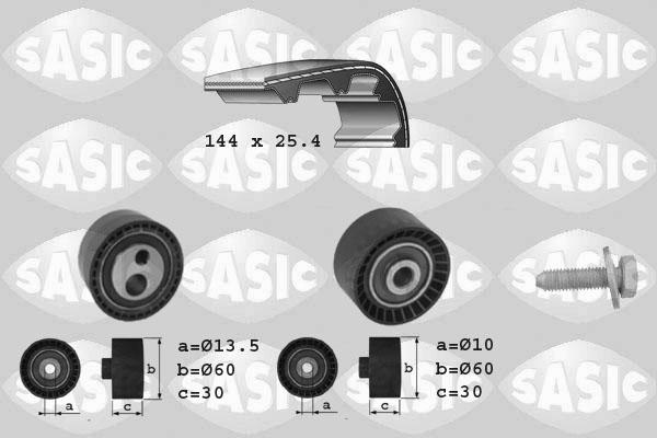 Sasic 1750012 - Комплект ангренажен ремък vvparts.bg