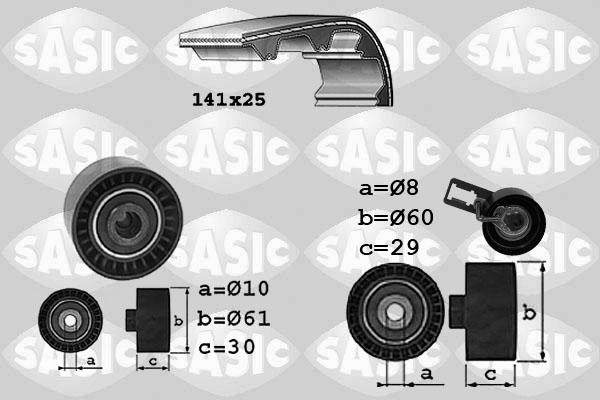 Sasic 1750032 - Комплект ангренажен ремък vvparts.bg