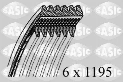 Sasic 1776101 - Пистов ремък vvparts.bg