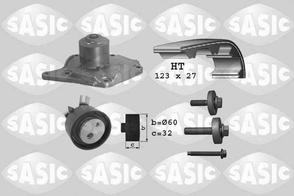 Sasic 3904003 - Водна помпа+ к-кт ангренажен ремък vvparts.bg