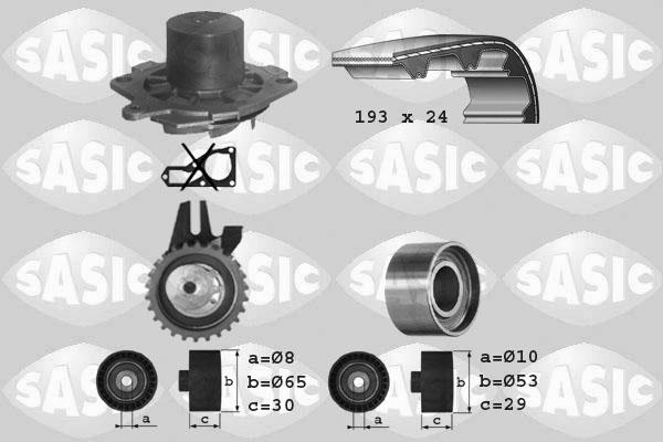 Sasic 3906005 - Водна помпа+ к-кт ангренажен ремък vvparts.bg