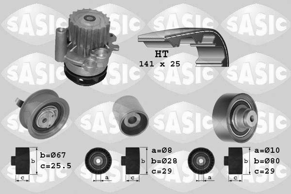 Sasic 3906001 - Водна помпа+ к-кт ангренажен ремък vvparts.bg