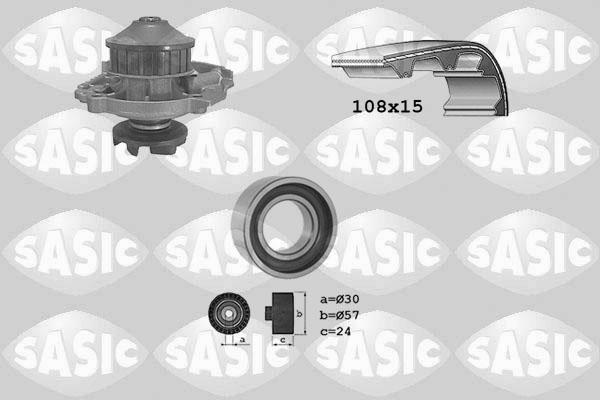 Sasic 3906014 - Водна помпа+ к-кт ангренажен ремък vvparts.bg