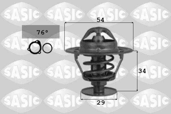 Sasic 3306040 - Термостат, охладителна течност vvparts.bg