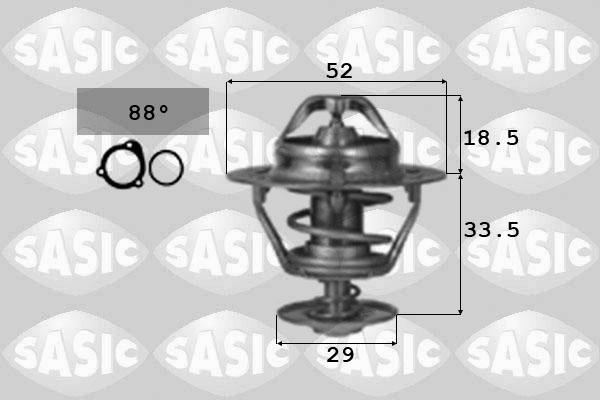 Sasic 3306064 - Термостат, охладителна течност vvparts.bg