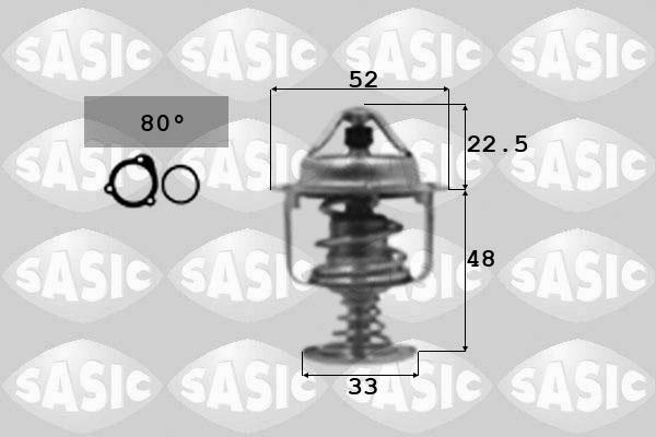 Sasic 3306065 - Термостат, охладителна течност vvparts.bg