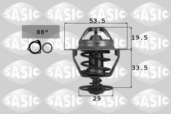 Sasic 3306038 - Термостат, охладителна течност vvparts.bg