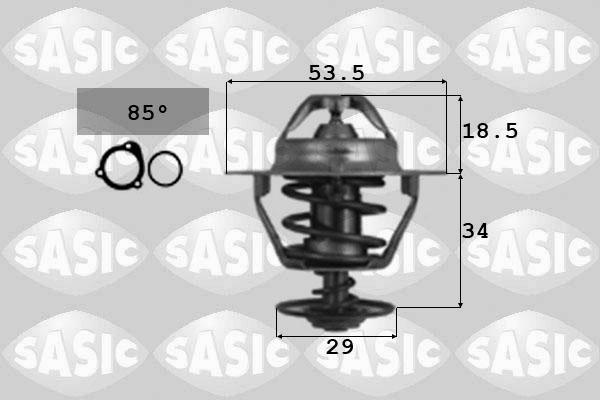 Sasic 3306029 - Термостат, охладителна течност vvparts.bg