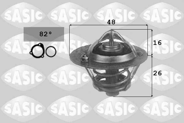 Sasic 3306025 - Термостат, охладителна течност vvparts.bg