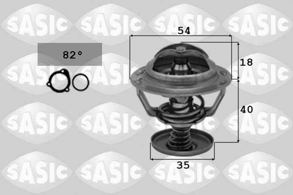 Sasic 3306023 - Термостат, охладителна течност vvparts.bg