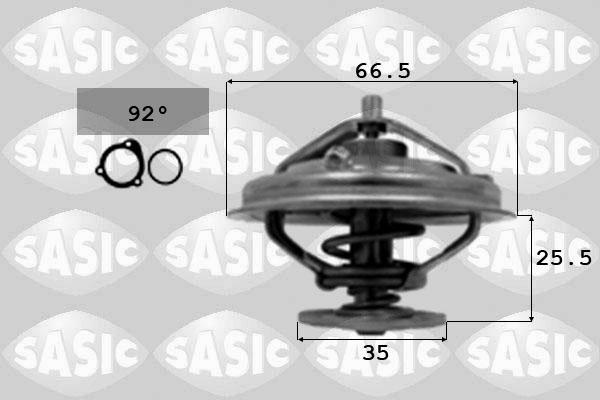 Sasic 3306075 - Термостат, охладителна течност vvparts.bg