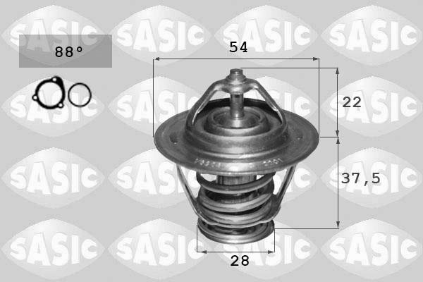 Sasic 3306124 - Термостат, охладителна течност vvparts.bg