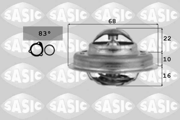Sasic 3381241 - Термостат, охладителна течност vvparts.bg