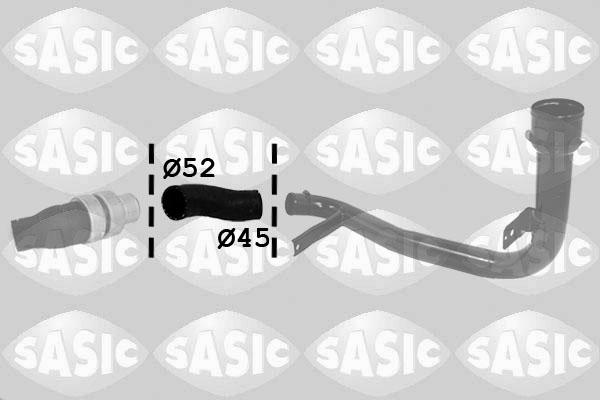 Sasic 3330055 - Въздуховод за турбината vvparts.bg