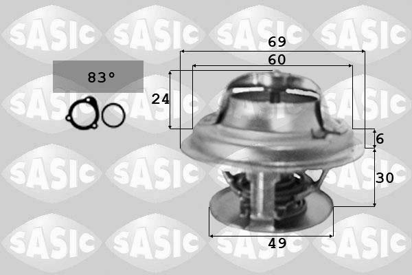 Sasic 3371341 - Термостат, охладителна течност vvparts.bg