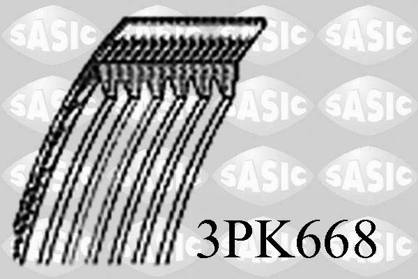 Sasic 3PK668 - Пистов ремък vvparts.bg