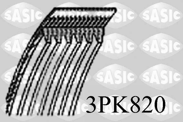 Sasic 3PK820 - Пистов ремък vvparts.bg