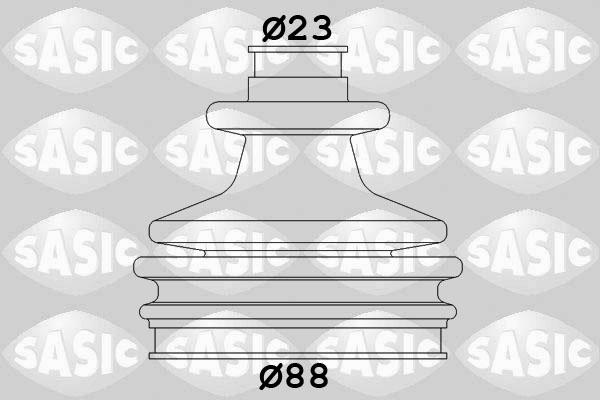 Sasic 2933803 - Маншон, полуоска vvparts.bg