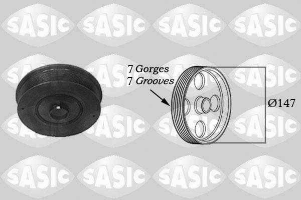 Sasic 2154005 - Ремъчна шайба, колянов вал vvparts.bg