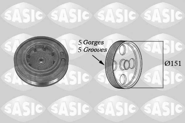 Sasic 2154015 - Ремъчна шайба, колянов вал vvparts.bg