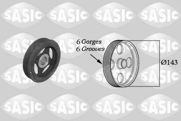 Sasic 2154023 - Ремъчна шайба, колянов вал vvparts.bg