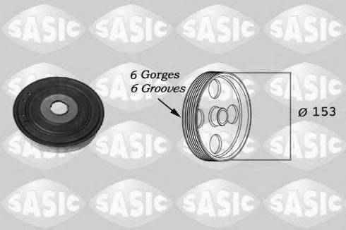 Sasic 2150014 - Ремъчна шайба, колянов вал vvparts.bg