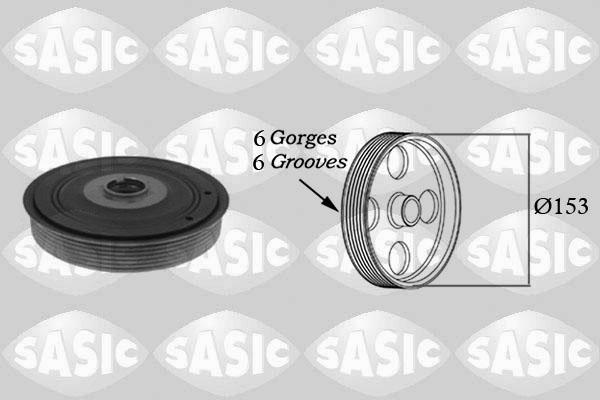 Sasic 2150012 - Ремъчна шайба, колянов вал vvparts.bg